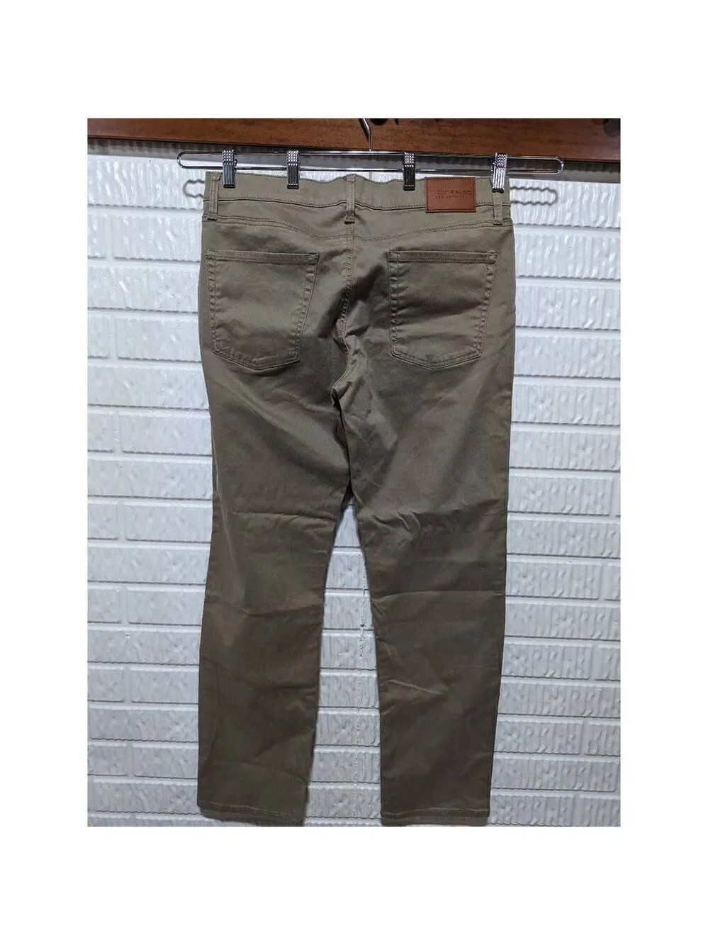 Lucky Brand Men's Tan Mid-Rise Straight-Leg Soft Denim Jeans Size 34/32